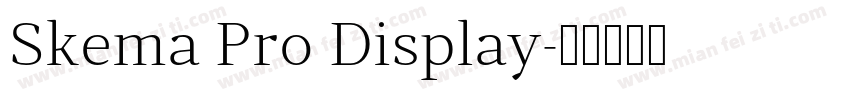 Skema Pro Display字体转换